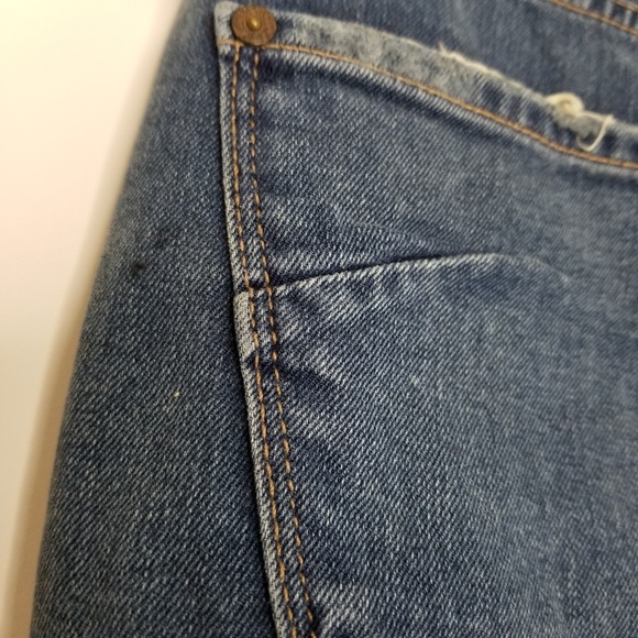 JAMES JEANS Button Fly High Waist Denim Shorts - Picture 6 of 6